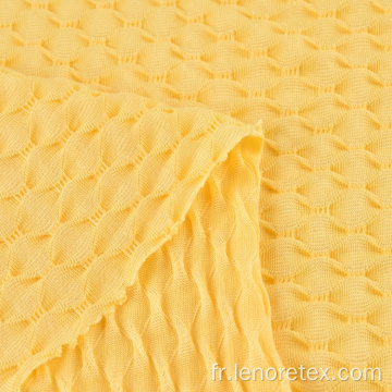 93% polyester 7% tissu jacquard en tricot extensible